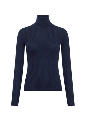 Gabriela Hearst Peppe Cashmere-Silk Turtleneck Top - Moda Operandi