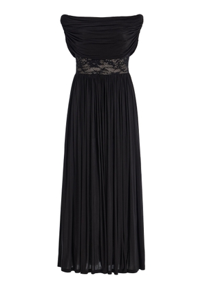 Zimmermann Off-The-Shoulder Lace-Detailed Jersey Maxi Dress - Moda Operandi