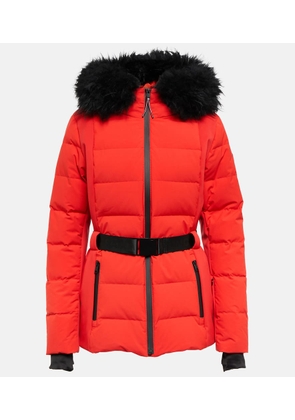 Yves Salomon Shearling-trimmed down ski jacket