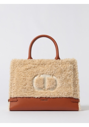 Handbag TWINSET Woman color Sand