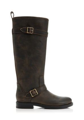 SIMKHAI Noah Leather Knee Boots - Moda Operandi