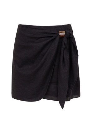 ViX Luna Knotted Short Skirt - Moda Operandi