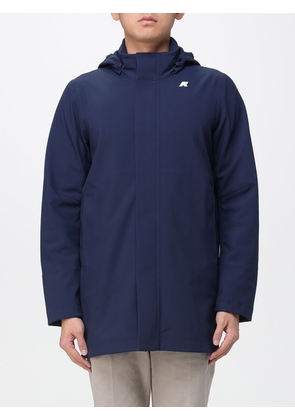 Coat K-WAY Men color Blue