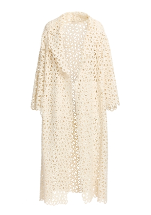 Elie Saab Oversized Macrame Coat - Moda Operandi