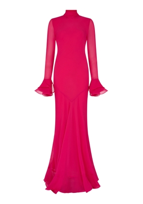 De La Vali Daira Georgette Gown - Moda Operandi