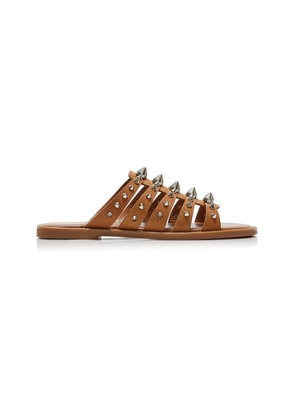 Christian Louboutin Charja Studded Leather Sandals - Moda Operandi