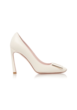Roger Vivier Belle Vivier Trompette Leather Pumps - Moda Operandi