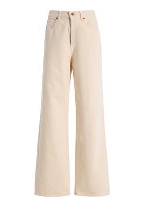 SLVRLAKE Grace Rigid High-Rise Wide-Leg Jeans - Moda Operandi