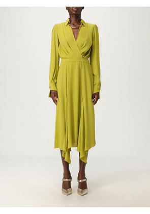 Dress ELISABETTA FRANCHI Woman color Green