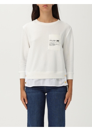 Sweatshirt ELISABETTA FRANCHI Woman color Ivory