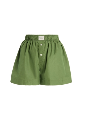 Comme Si La Classica Cotton-Poplin Boxer Shorts - Moda Operandi