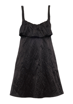 Chloé Satin Crinkle Mini Dress - Moda Operandi