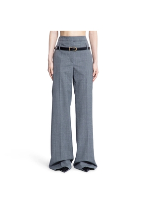 Technical Wool Pants With Belt