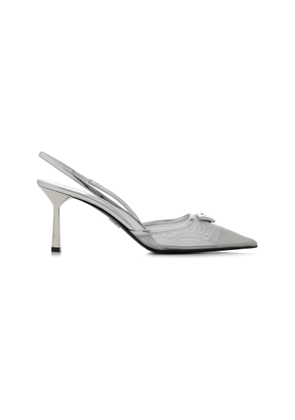 Prada Mesh Slingback Pumps - Moda Operandi