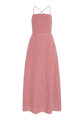 Posse Lori Tie-Back Cotton Maxi Dress - Moda Operandi