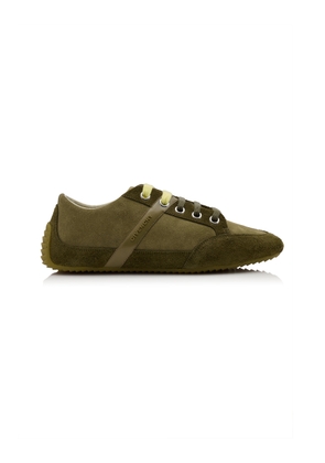 Givenchy Slim Suede-Leather Low-Top Sneakers - Moda Operandi