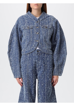 Jacket ROTATE Woman color Gnawed Blue
