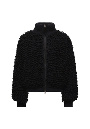 Moncler Genius x EE72 by Edward Enninful Wool-Blend Down Cardigan - Moda Operandi