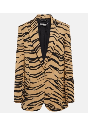 Stella McCartney Jacquard wool-blend blazer