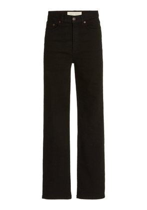 Jeanerica Eiffel Stretch High-Rise Straight-Leg Jeans - Moda Operandi