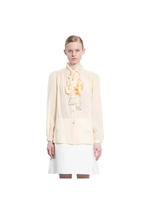 VALENTINO WOMAN OFF-WHITE SHIRTS
