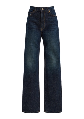 Khaite Danielle Stretch High-Rise Stovepipe Jeans - Moda Operandi