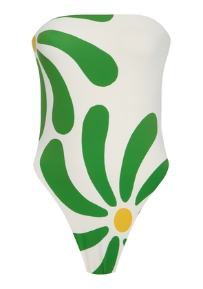 Cala de la Cruz Lore Strapless One-Piece Swimsuit - Moda Operandi