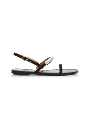 AMANU The Ghana Suede Sandals - Moda Operandi