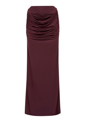 Paris Georgia Raffy Draped Maxi Skirt - Moda Operandi