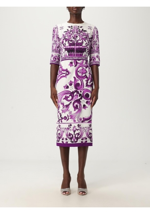 Dress DOLCE & GABBANA Woman color Violet