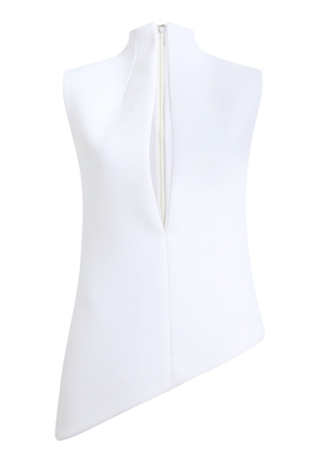 Khaite Von Asymmetric Crepe Top - Moda Operandi