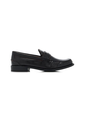 Prada Leather Loafers - Moda Operandi