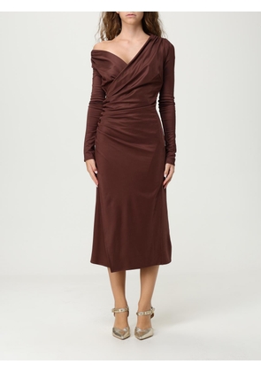 Dress ELISABETTA FRANCHI Woman color Brown