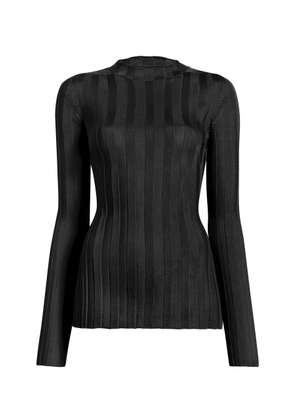 Khaite Cosette Ribbed-Knit Top - Moda Operandi