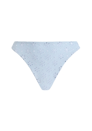 JUILLET SWIMWEAR Edie Broderie Anglaise Bikini Bottoms - Moda Operandi