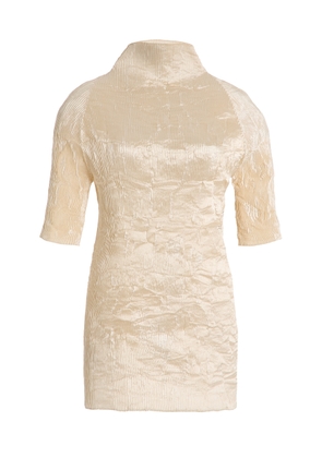 FFORME Dahlia Crinkled Satin Top - Moda Operandi