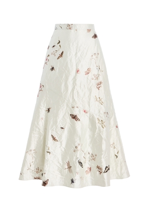 Erdem Printed Midi Skirt - Moda Operandi