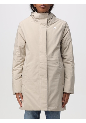 Jacket K-WAY Woman color Beige