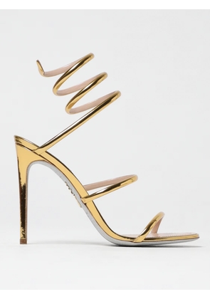 Heeled Sandal RENE CAOVILLA Woman color Gold