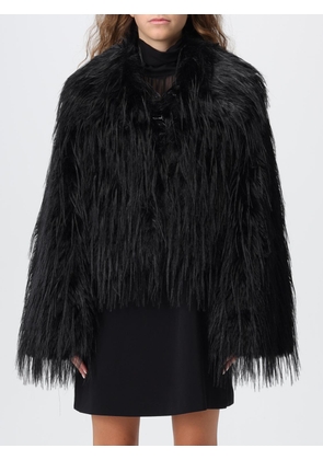 Fur Coat PINKO Woman color Black