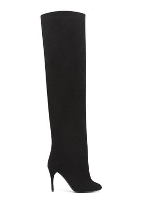 ALAÏA Suede Over-The-Knee Boots - Moda Operandi