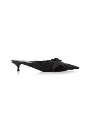 Balenciaga Knife Knot Cupro Mules - Moda Operandi