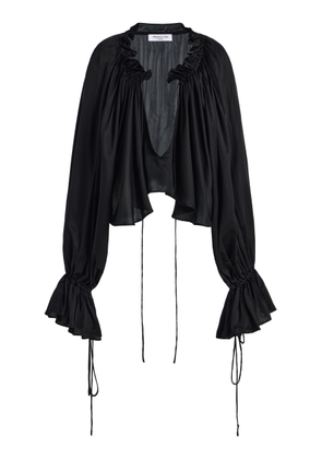 FRANÇOISE Jade Satin Top - Moda Operandi