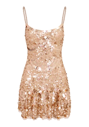 LoveShackFancy Liria Sequined Mini Dress - Moda Operandi