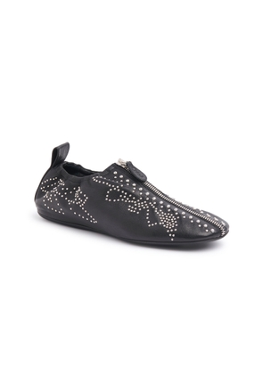 Chloé Susan Studded Leather Flats - Moda Operandi
