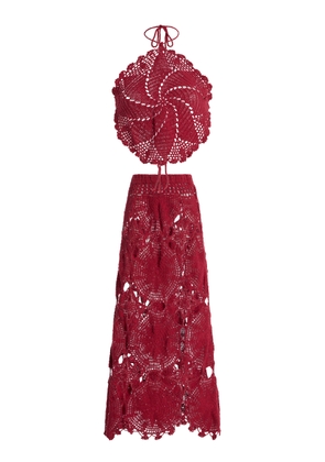 Akoia Swim Exclusive Libre Crocheted Cotton Skirt Set - Moda Operandi