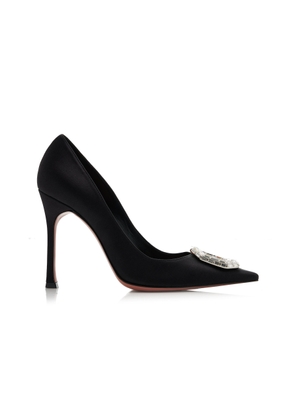 Amina Muaddi Camelia Satin Pumps - Moda Operandi