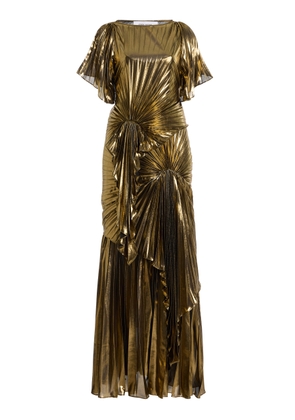 GEORGIA HARDINGE Cascade Convertible Lamé Maxi Dress - Moda Operandi