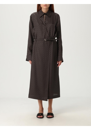 Dress FENDI Woman color Brown