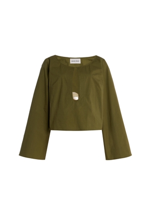 Marlies Grace Exclusive Ocean Cotton Top - Moda Operandi